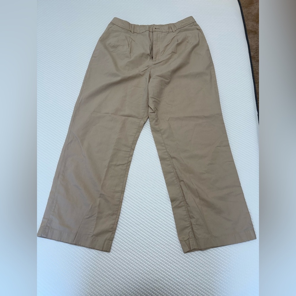 Uniqlo Khaki Wide leg